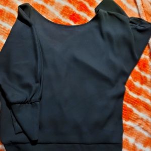 Express black sheet blouse size M